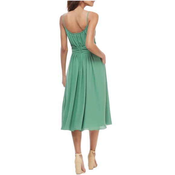 Gal Meets Glam Elsie Double Front Bow Midi Dress size 6 NWT - Picture 2 of 13